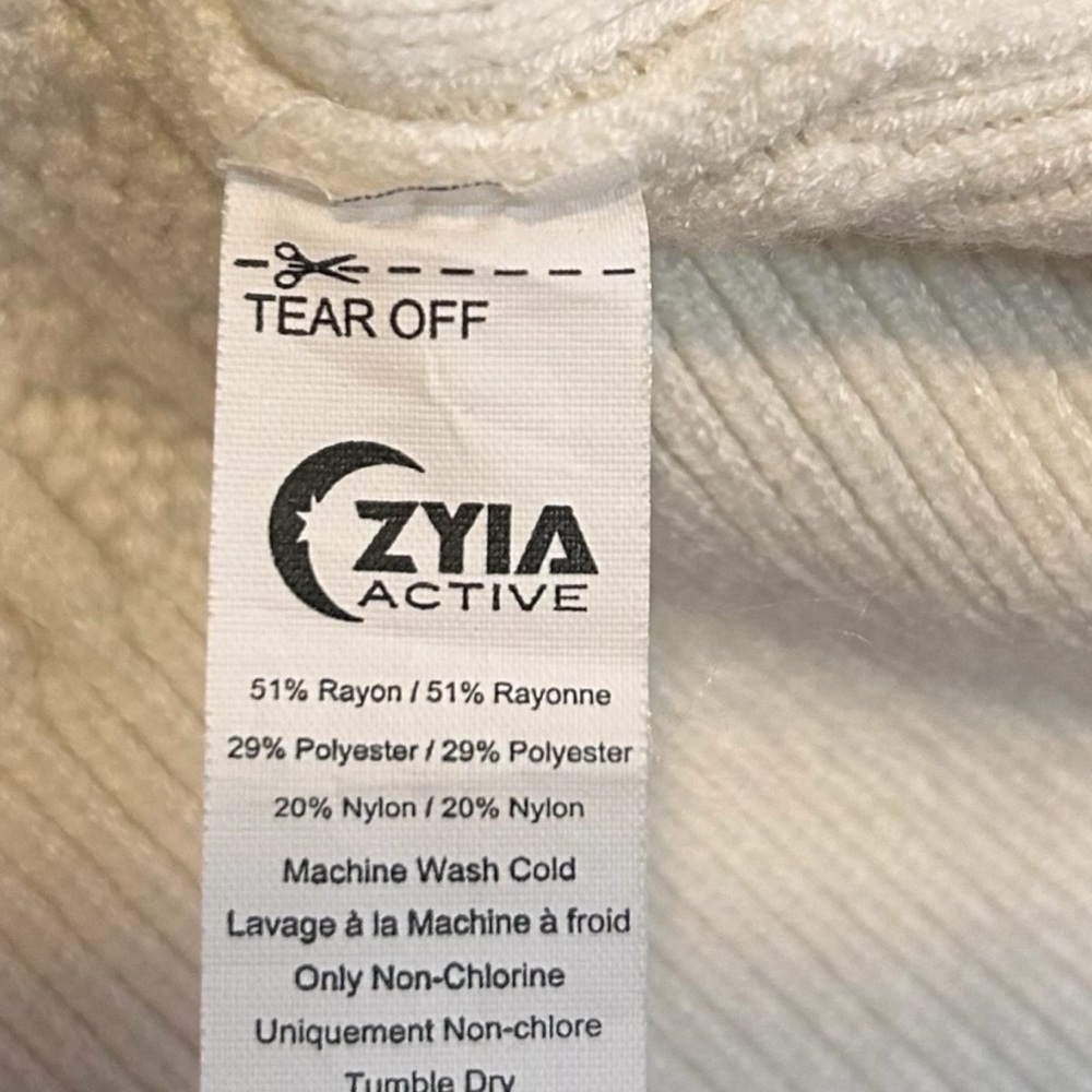 ZYIA Active Cream Esme Sweater- Size XXXL - Picture 10 of 12